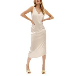 Reformation Elegant Verdigris Lian Slip Size XL Dress